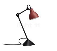 Lampe Gras N205 Lampada Da Tavolo Nero Opaco E Rosso Opaco