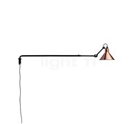 DCW Lampe Gras No 213 Lampada da parete nera, rame lucido/bianco