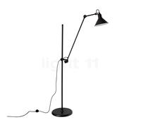 DCW Lampe Gras No 215 Lampada da terra nera, nero/bianco