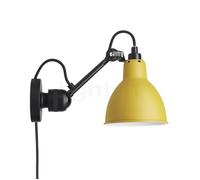DCW Lampe Gras No 304 CA Lampada da parete nera, giallo
