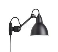 DCW Lampe Gras No 304 CA Lampada da parete nera, nero/bianco