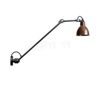 Lampe Gras N304 L60 Applique Nero Opaco/Rame Grezzo Con Cavo