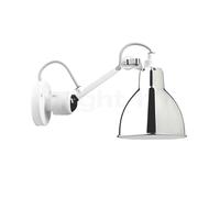 DCW Lampe Gras No 304 Lampada da parete bianca, cromo