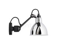 DCW éditions Lampada da parete Lampe Gras No 304 nero opaco e cromo con cavo