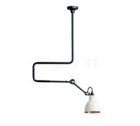 DCW Lampe Gras No 312 Lampada a sospensione, bianco/rame lucido
