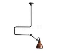 DCW Lampe Gras No 312 Lampada a sospensione, rame grezzo/bianco