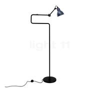 Lampe Gras N411 Lampada Da Terra Nero Opaco E Blu Opaco