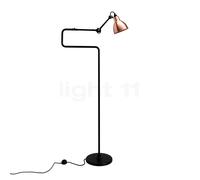 DCW Lampe Gras No 411 Lampada da terra, rame lucidato