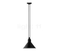 DCW Les Acrobates de Gras No 322 L Lampada a sospensione conica, nero/bianco