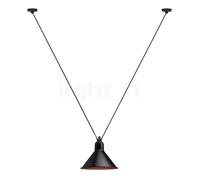 Lampe Gras N323 L Lampadario Conico Nero/Rame