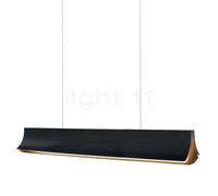 DCW Respiro Lampada a sospensione LED, 120 cm - nero