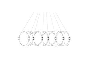 DCWéditions Munari Lampadario X8 Nero