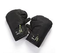 DCYBDL 2 Pezzi Guanti da Manubrio per Moto per CRF 1000L Africa Twin CRF1000L, Antivento Impermeabile Invernali Termici Manicotti per Manubrio Moto,A