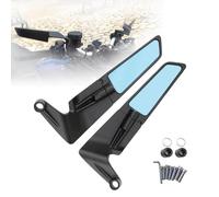DCYBDL 2 Pezzi Specchietti Moto per BMW S1000XR 2015-2024, Regolabile Girevole Specchietti Retrovisori Aerodinamici con Specchio Antiabbagliante Blu