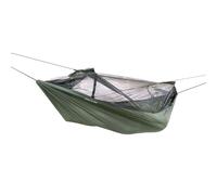 DD Frontline super leggero - amaca da viaggio traspirante con zanzariera verde oliva grün