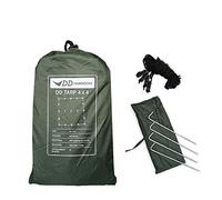 DD Hammocks - Telone leggero 4 m x 4 m, Sport, DD - Telo, 4 x 4 m, colore: Verde oliva, DD Tarp 4m x 4m, Verde oliva., 4 x 4