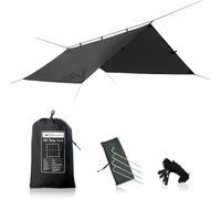 DD Tarp 3 x 3 Jet black schwarz nero