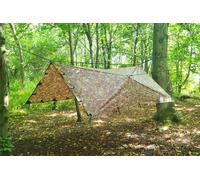 DD Tarp PRO 3 x 3 m MC Camo con 21 punti di fissaggio e fibbie per il collegamento camuflaje