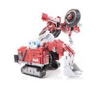 (DD04) AOYI Toys SS Devastator TF5 Metal Overload Roaring Roll 8 IN 1 Veicolo Bonecrusher Deformation