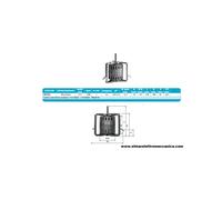 DD104 373 W 1380 GIRI Motore Elettrico Monofase Ventilatore Centrifugo Assiale
