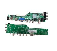 DD3663LUA.A81.2.PA Supporto scheda driver LCD universale DVB-T2 ISDB-T Scheda TV + 7 interruttore a chiave + IR + 4 inverter lampada + LVDS 3663