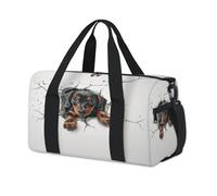 Ddachshund Puppy Dog Sport Duffel Bags per bambini Ragazze Ragazzi Donne Uomini Pernottamento Weekender Borsa da viaggio Tote Carry Gym Casual Duffel Bags