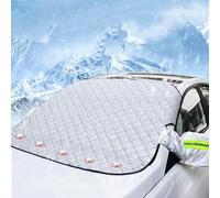 DdaiXQ Copertura Parabrezza Auto con Magnet per Fiat Tipo 500 500L 500X Ducato, Telo Antighiaccio e Protettivo per Inverno Antigelo Pellicole Protettive