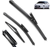 DdaiXQ Tergicristallo Auto per DS3 DS 3 2009~2020, Kit Set spazzole tergicristallo Anteriori Posteriori Spazzole Tergicristalli Tergicristallo