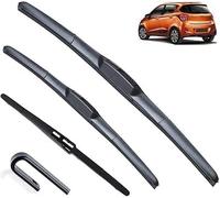 DdaiXQ Tergicristallo Auto per Hyundai i10 MK2 2013-2018 22in+16in+11in, Kit Set spazzole tergicristallo Anteriori Posteriori Spazzole Tergicristalli Tergicristallo