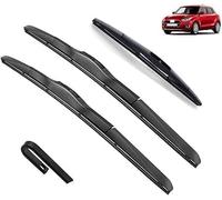 DdaiXQ Tergicristallo Auto per Suzuki Swift 3rd A2L 2017-2022 20in+19in+10in, Kit Set spazzole tergicristallo Anteriori Posteriori Spazzole Tergicristalli Tergicristallo