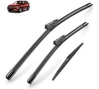 DdaiXQ Tergicristallo Auto per Volvo XC60 2012-2017 2013 2014 2015 2016, Kit Set spazzole tergicristallo Anteriori Posteriori Spazzole Tergicristalli Tergicristallo