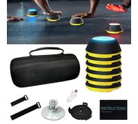 Ddasam Luce per Allenamento di Reazione,Luce LED per Allenamento, migliora Il Tempo di Reazione e l'agilità con accelerazione del Fitness, Ideale per Basket, Calcio, Boxe e Altro Ancora
