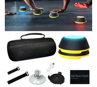Ddasam Luce per Allenamento di Reazione,Luce LED per Allenamento, migliora Il Tempo di Reazione e l'agilità con accelerazione del Fitness, Ideale per Basket, Calcio, Boxe e Altro Ancora