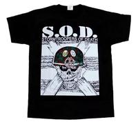 ddAWESDXZ S.O.D. SOD T-Shirt Black XL