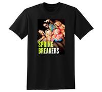 ddAWESDXZ Spring Breakers T Shirt 4k bluray Dvd Cover Poster Tee Black L