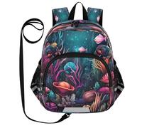 DDDIYEU Animali Del Mondo Del Mare Zaino per Bambini Divertente con Orecchie,Mini Borsa a Spalla Carina,Zainetto per Bambini