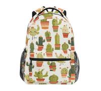 DDDIYEU Cartone Animato Piccolo Cactus Bambini Zaini per Studenti Scolastico Zaino per Ragazze Ragazzi Capretto