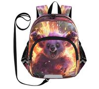 DDDIYEU Ha Sparato Spazio Arrabbiato Koala Zaino per Bambini Divertente con Orecchie,Mini Borsa a Spalla Carina,Zainetto per Bambini
