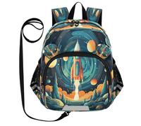 DDDIYEU Razzo Cartone Animato Sparato Zaino per Bambini Divertente con Orecchie,Mini Borsa a Spalla Carina,Zainetto per Bambini