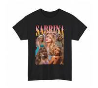DDDREDFGU Sabrina Carpenter 2024 Tour T-Shirt Black L