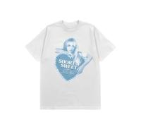 DDDREDFGU Sabrina Carpenter Tour Birmingham 2025 T Shirt White M