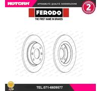DDF059 Coppia dischi freno anteriore (MARCA-FERODO)..