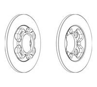 DDF1131 DISCHI FRENO ANTERIORI OPEL CORSA C, MERIVA A , TIGRA, COMBO