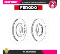 DDF1229 Coppia disco freno anteriore (MARCA-FERODO)..