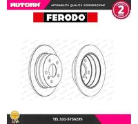 DDF1258 Coppia disco freno posteriore (MARCA-FERODO)..