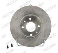 Dischi freno FERODO DDF140, anteriore, posteriore, pieno, 2 Pezzo