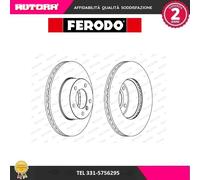 DDF1536 Coppia disco freno anteriore (MARCA-FERODO)..