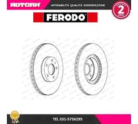 Ferodo Dischi freno ant. Alfa Romeo 147 (937)/156 (932)/156 Sportwagon (932) Premier 2 pz DDF156