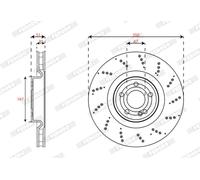 FERODO DDF3027C-1 Disco freno