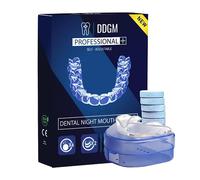 DDGM Bite Bruxismo Notturno Automodellante Professionale 2 Pezzi + 6 Compresse Pulenti Bite Dentale Antirussamento Uomo e Donna Anti Digrignamento Denti Taglia Small